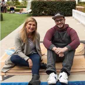Jennifer Hansen with Nicholas Klenkowski.